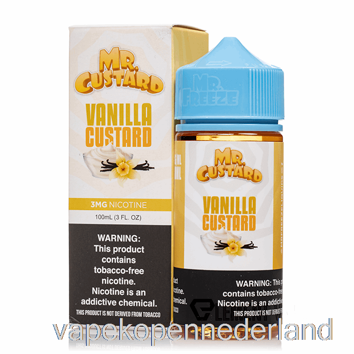 Vape Nederland Vanillevla - Mr Custard - 100ml 0mg